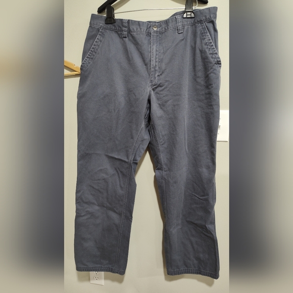 Duluth Trading Carpenter Pants Men's Everyday Twill Relaxed Fit  Size 38x34 Blue - Picture 1 of 8